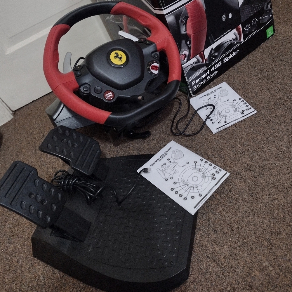 Ferrari 458 gaming steering wheel